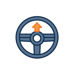 Driving school car