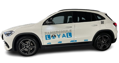 Driving school car